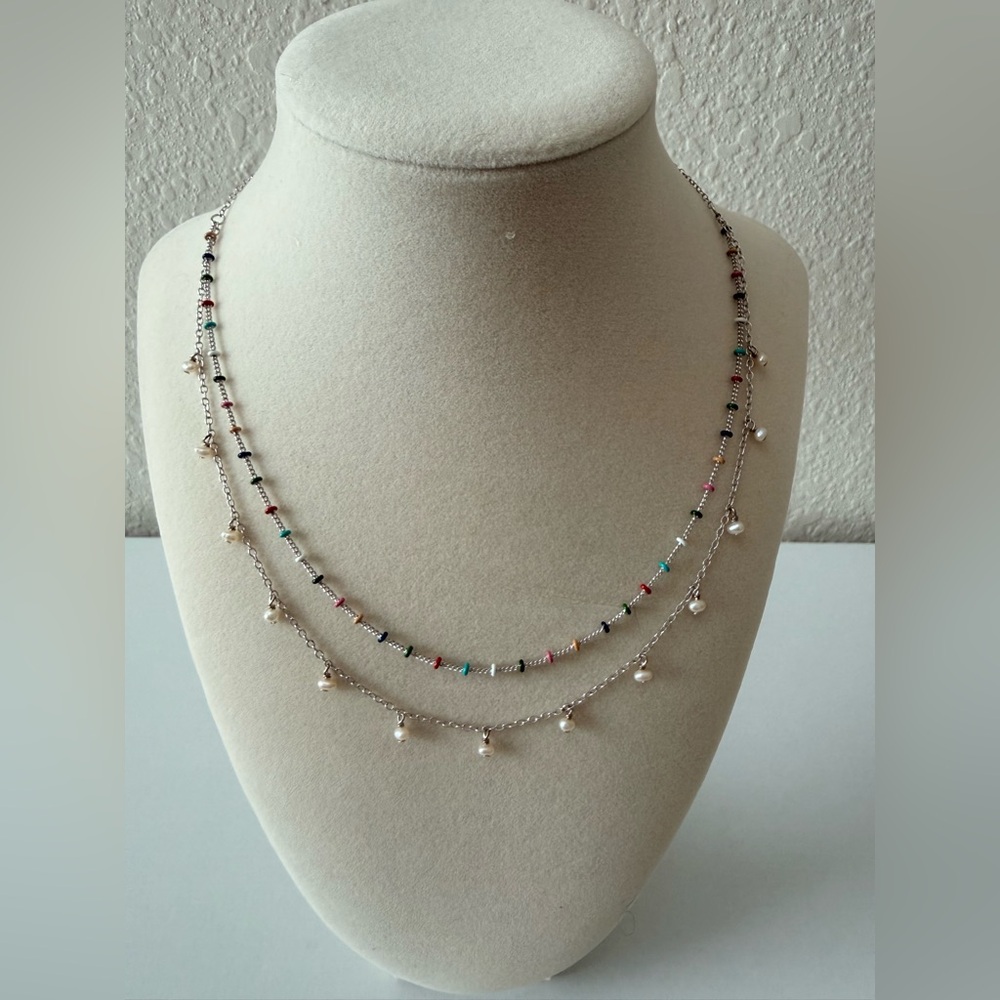 Kendra Scott Multi Strand Necklace Multi Mix Beaded & Pearl